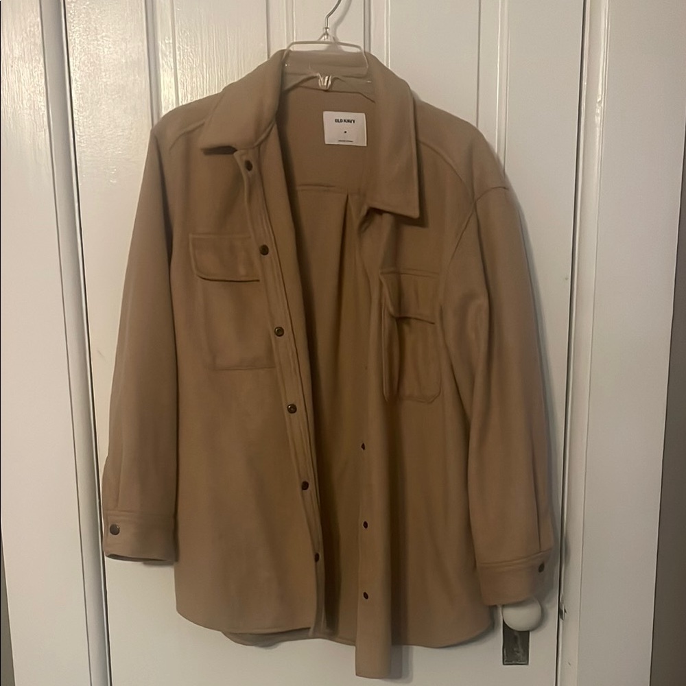 Old Navy Tan Shacket